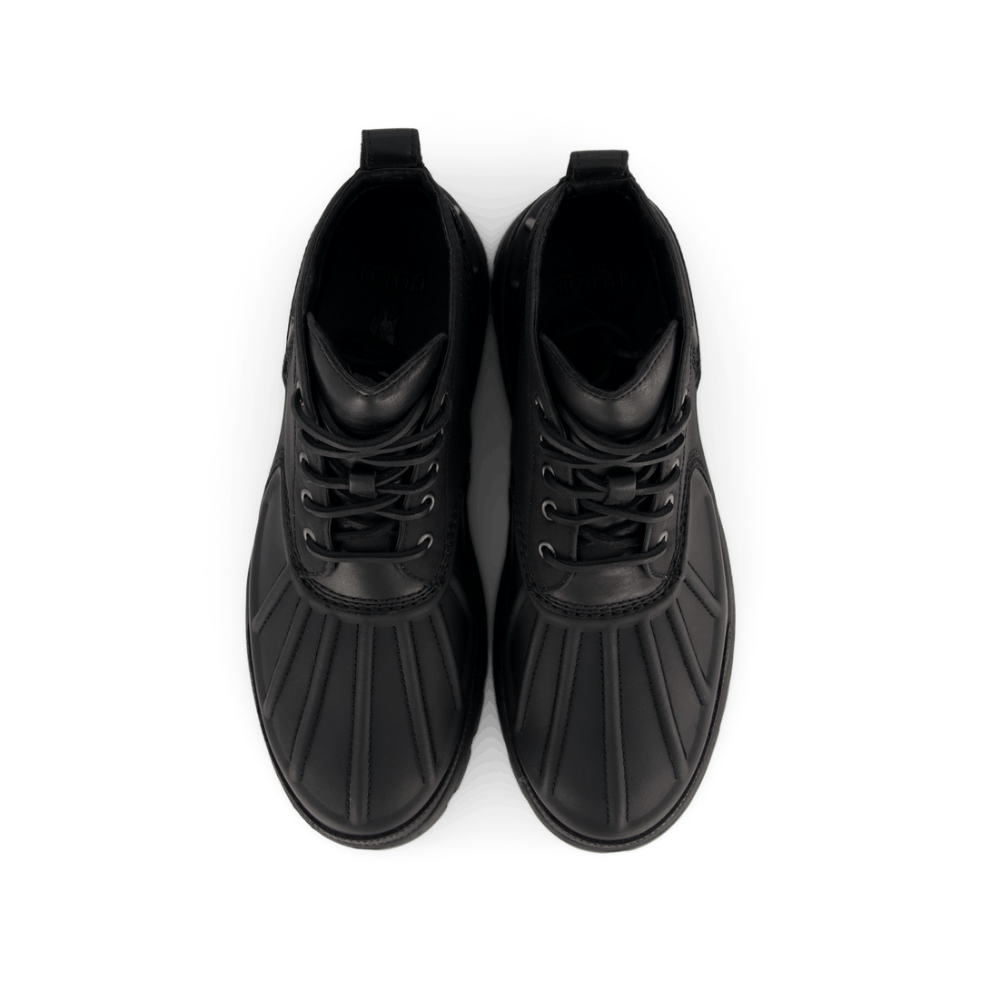 Oslo Low Oxford & Leather Boot Black