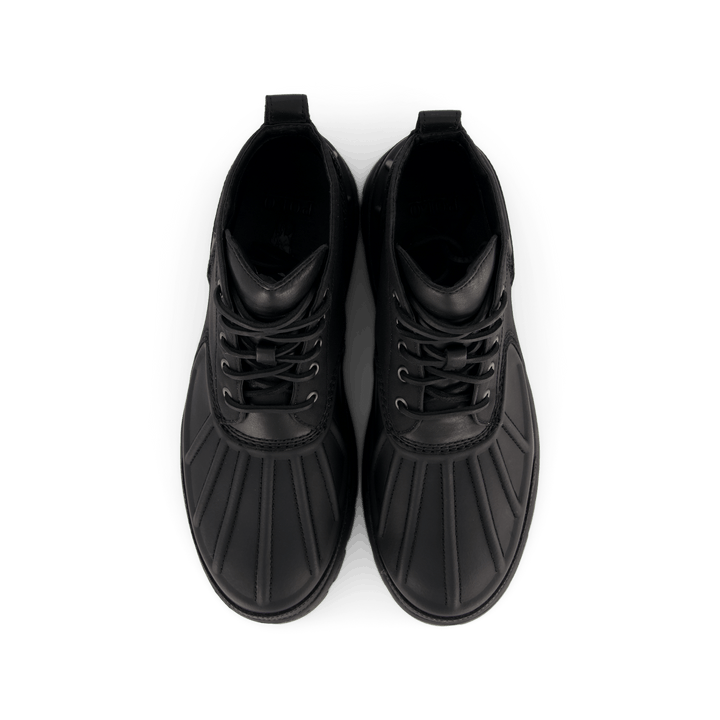 Oslo Low Oxford & Leather Boot Black