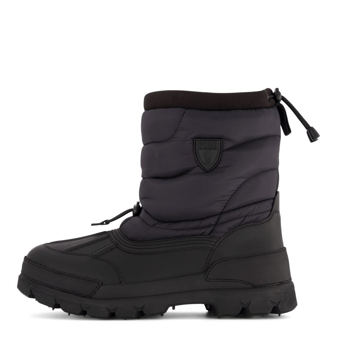 Bottes matelassées Oslo en ripstop et cuir noir