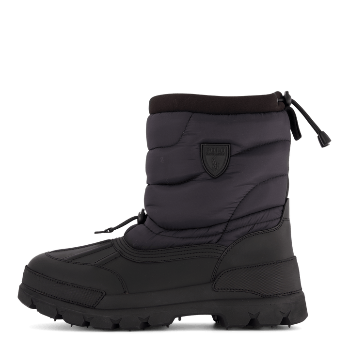 Bottes matelassées Oslo en ripstop et cuir noir