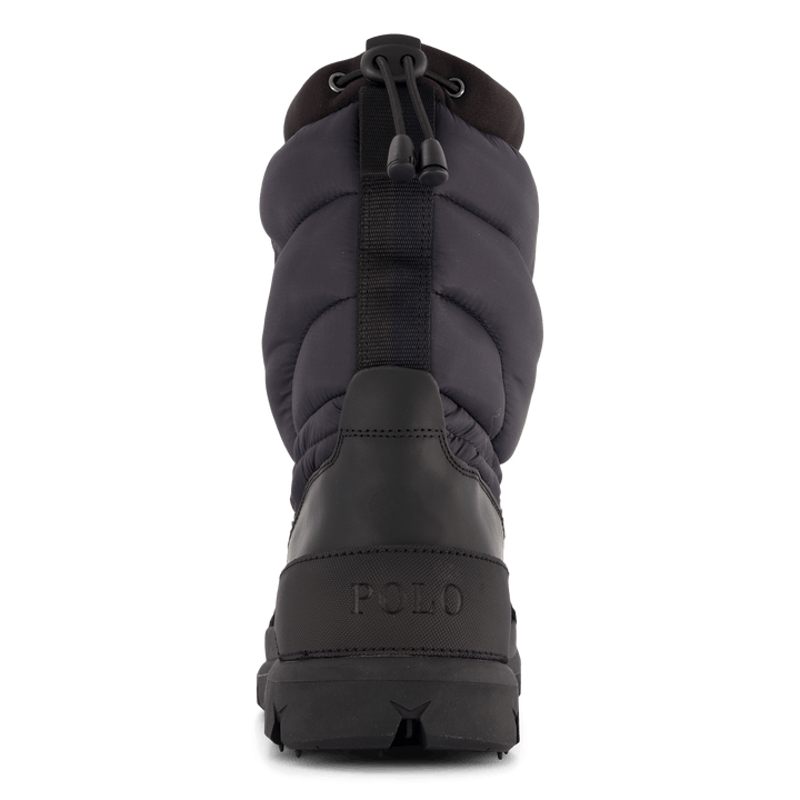 Bottes matelassées Oslo en ripstop et cuir noir