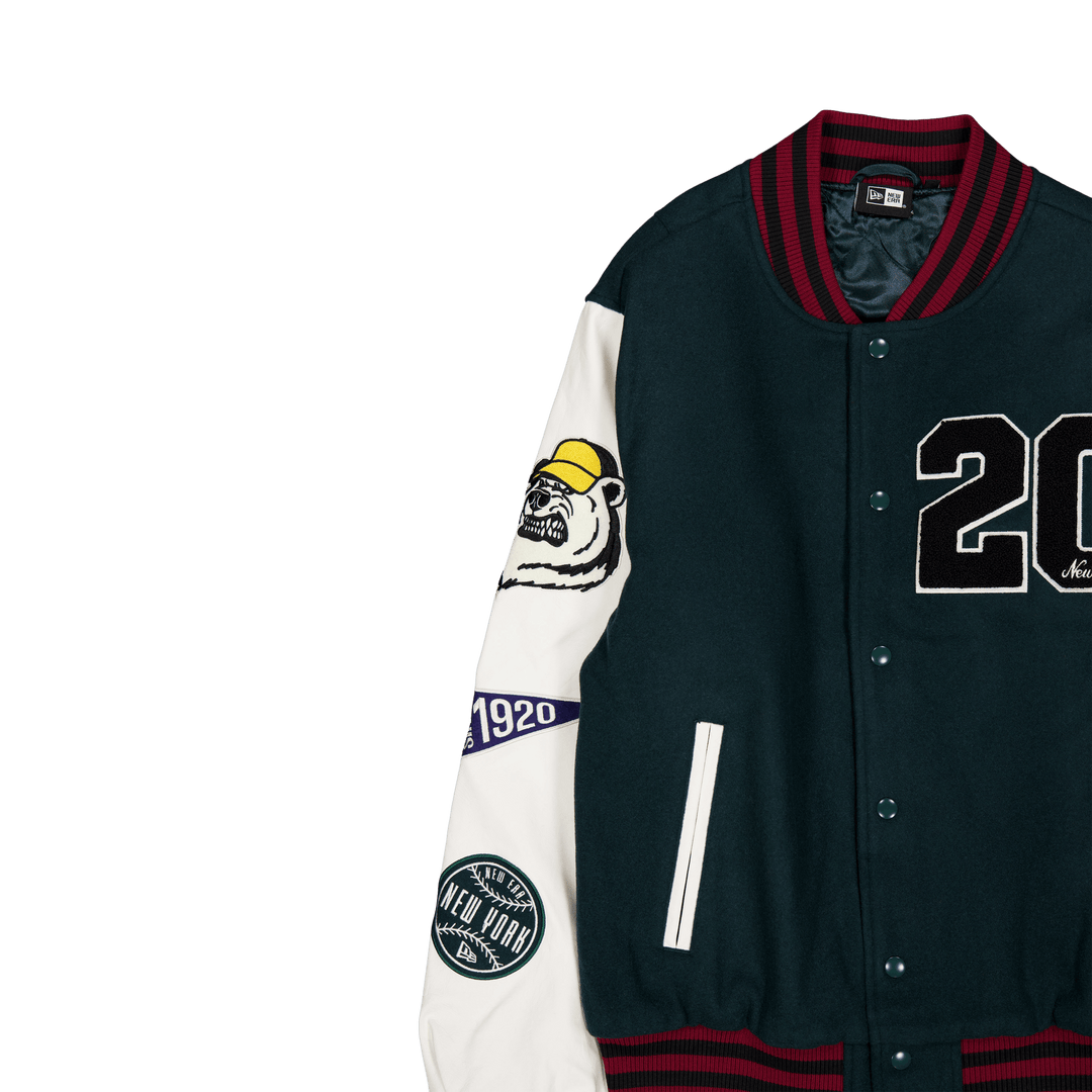 Ne Lifestyle Varsity Jkt Newe Verde