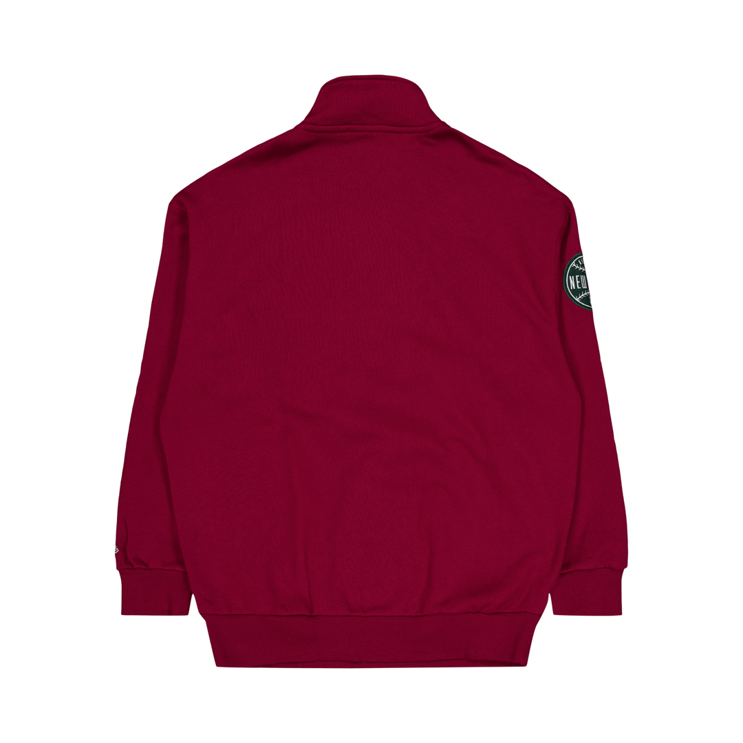 Ne Lifestyle Quarter Zip Newe Punane