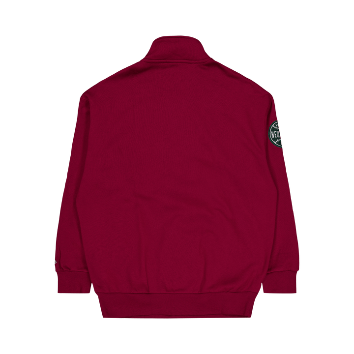Ne Lifestyle Quarter Zip Newe Punane
