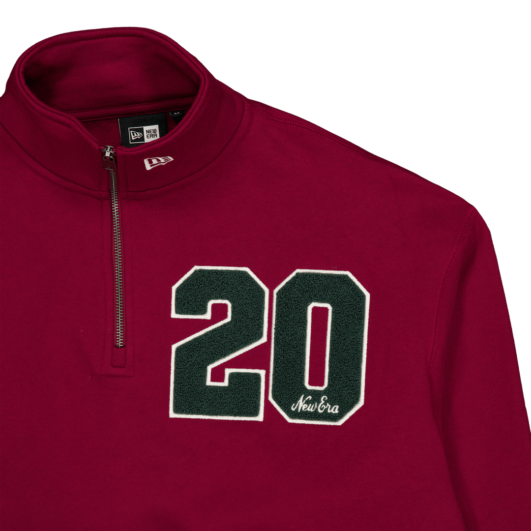Ne Lifestyle Quarter Zip Newe Punane