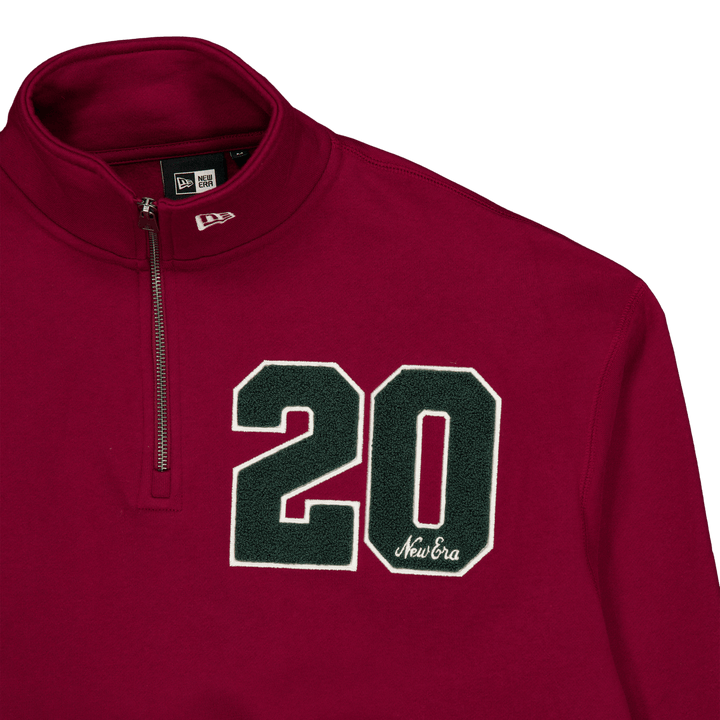 Ne Lifestyle Quarter Zip Newe Punane