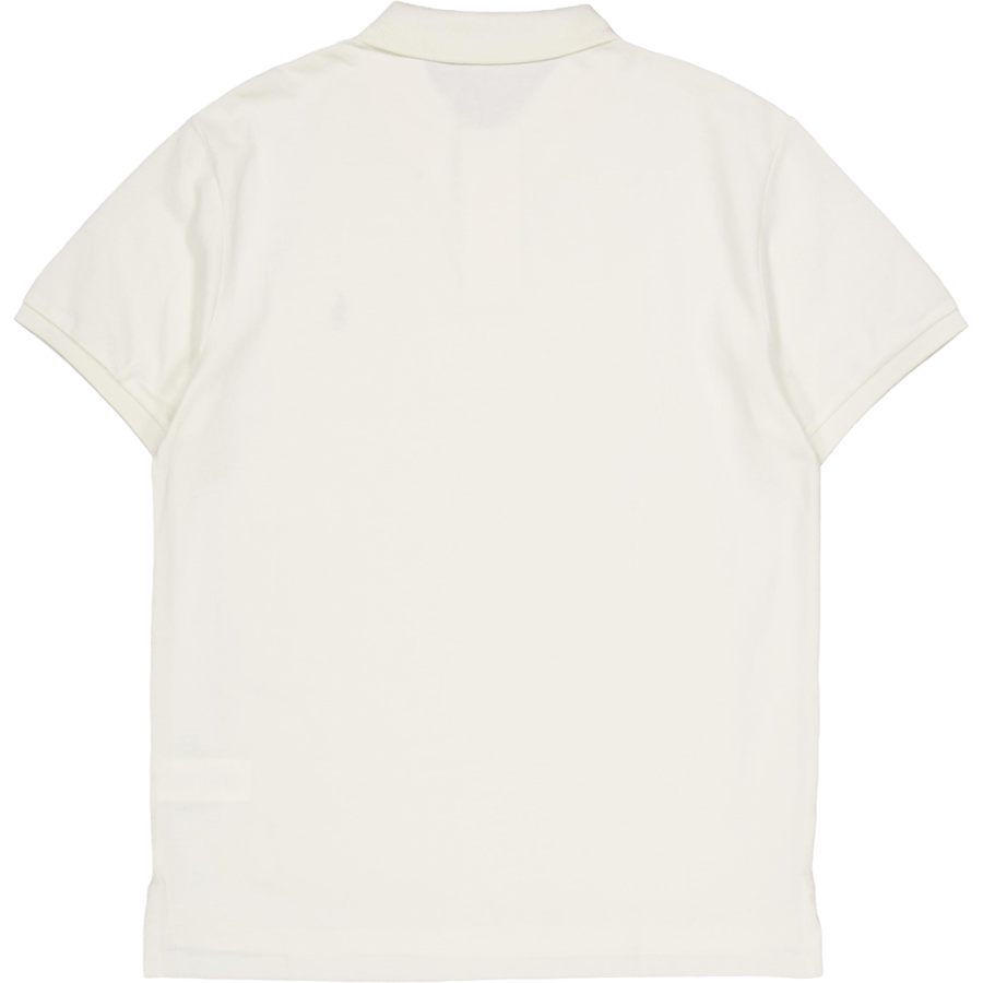 Polo Ralph Lauren Slim Fit Mesh Polo Shirt Parchment