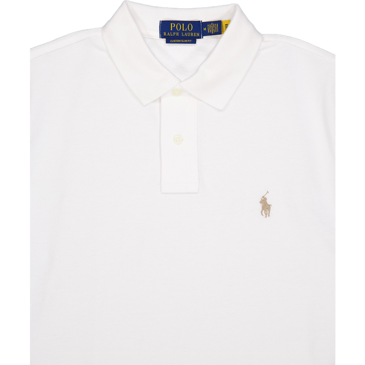 Polo Ralph Lauren Custom Slim Fit Mesh Polo Shir Deckwash