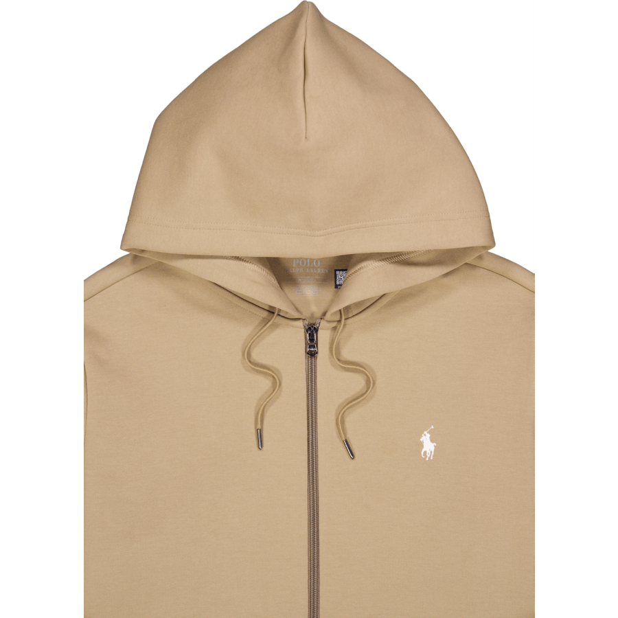 Polo Ralph Lauren Double Knit Full Zip Hoodie Desert Khaki