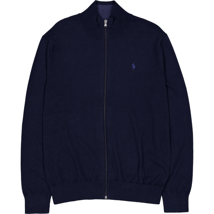 Polo Ralph Lauren Cotton Full Zip Sweater Hunter