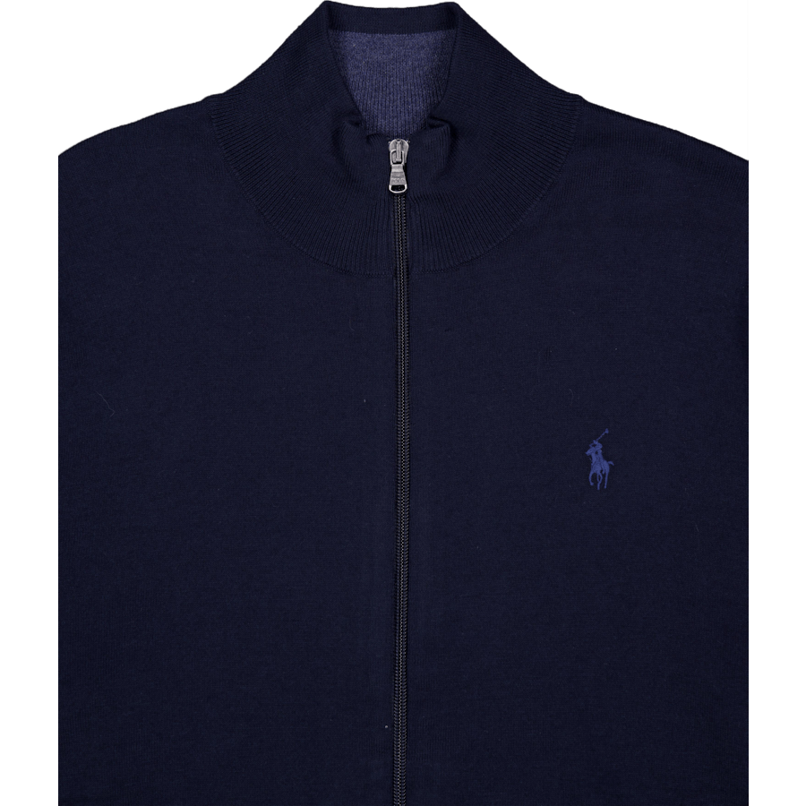 Polo Ralph Lauren Cotton Full Zip Sweater Hunter
