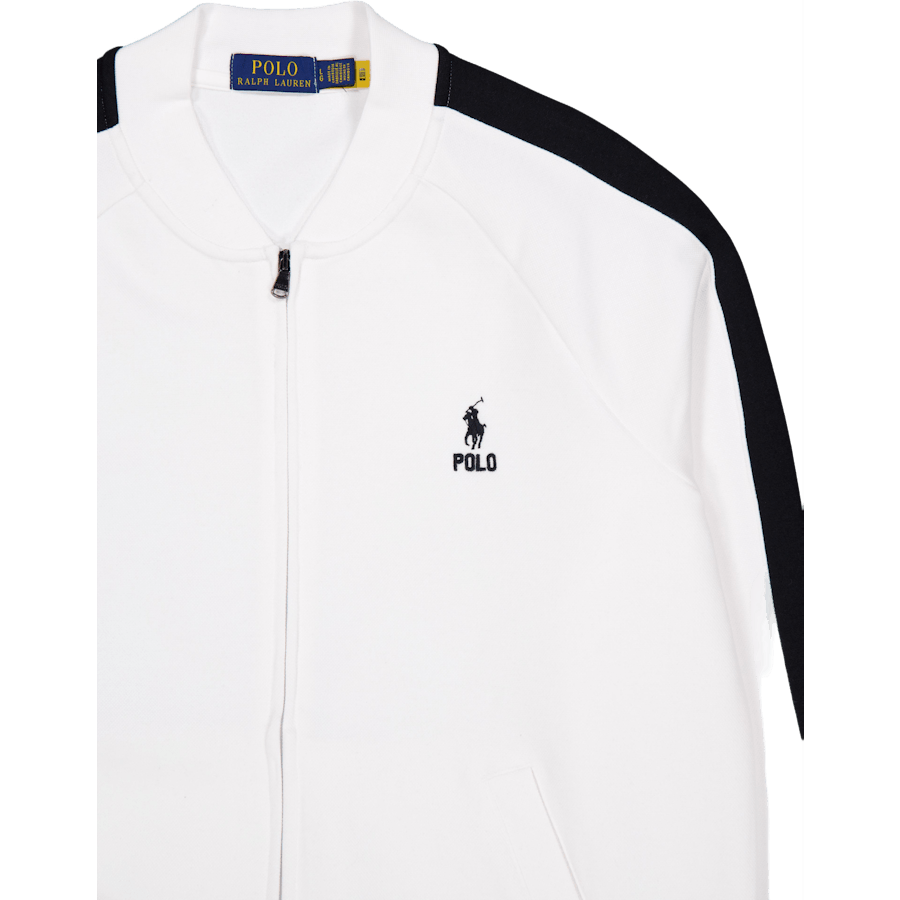 Polo Ralph Lauren Double Knit Full Zip Sweater  Multi