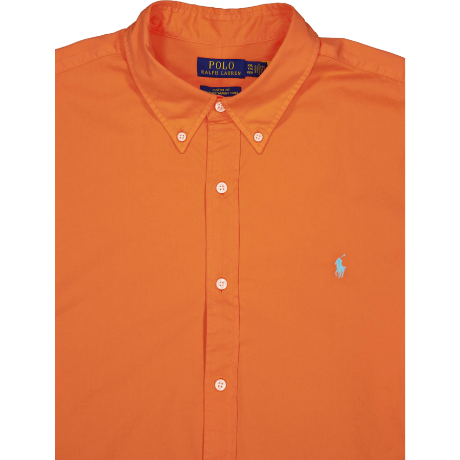 Polo Ralph Lauren Custom Fit Twill Hemd Sommer Koralle