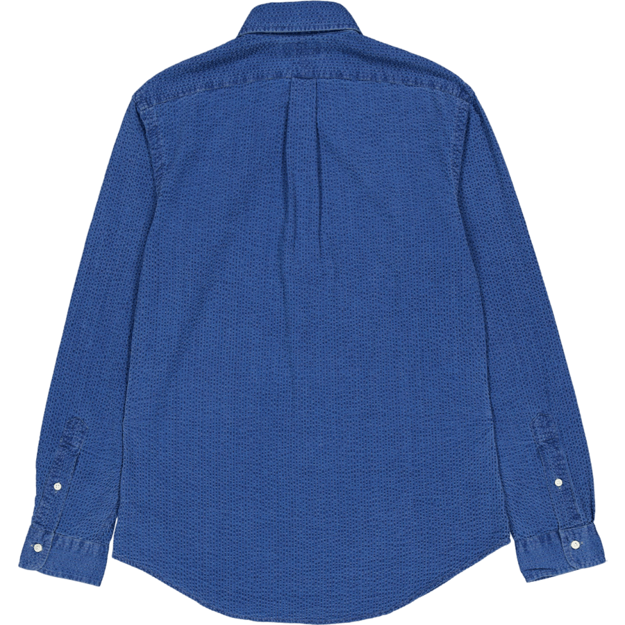 Polo Ralph Lauren Custom Fit Seersucker Shirt Dark Indigo