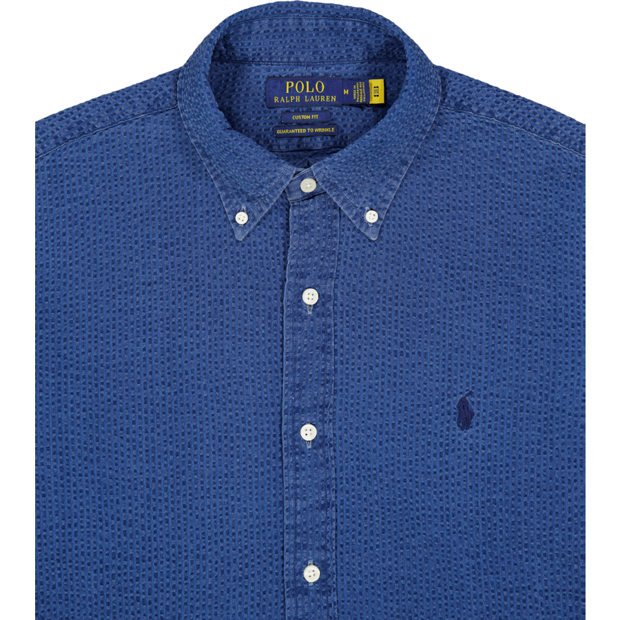 Polo Ralph Lauren Custom Fit Seersucker Shirt Dark Indigo