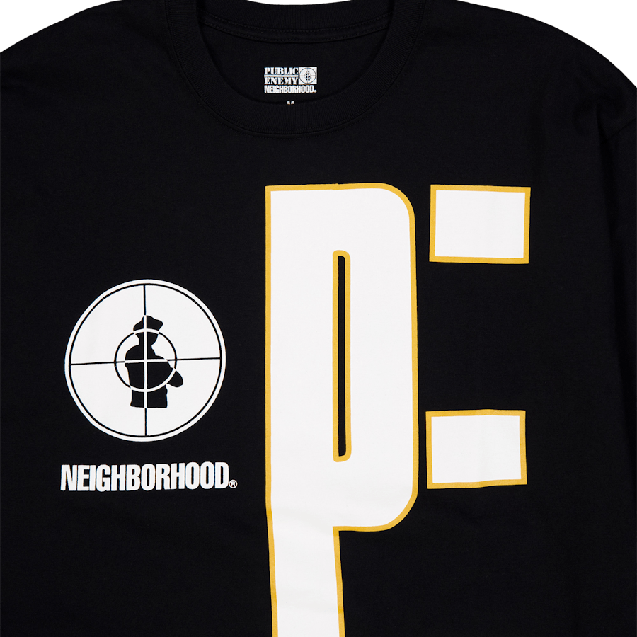 Nh X Public Enemy . Tee Ls-1 Black