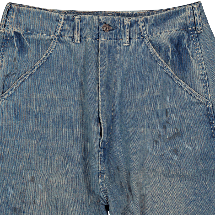 Denim Painter Sarrouel Hose Indigo