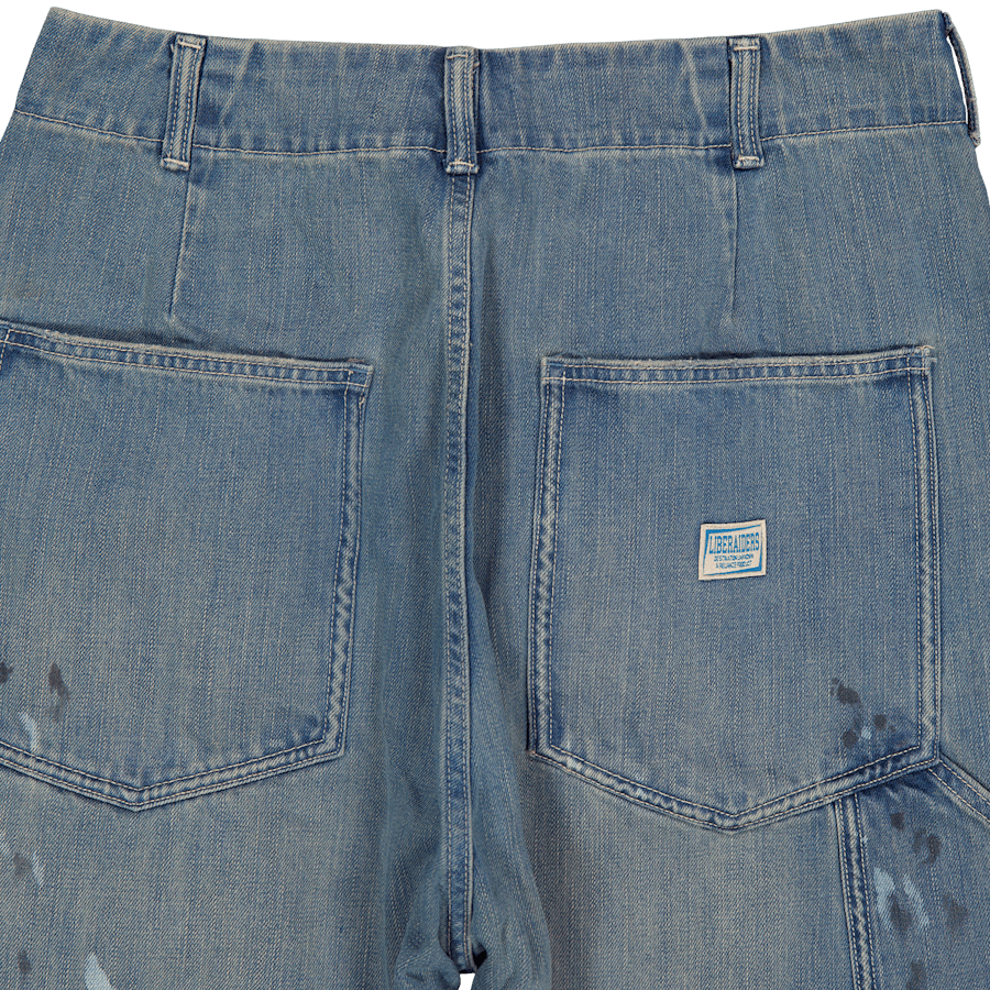 Denim Painter Sarrouel Hose Indigo