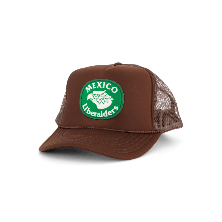 Eagle Logo Trucker Kappe Braun
