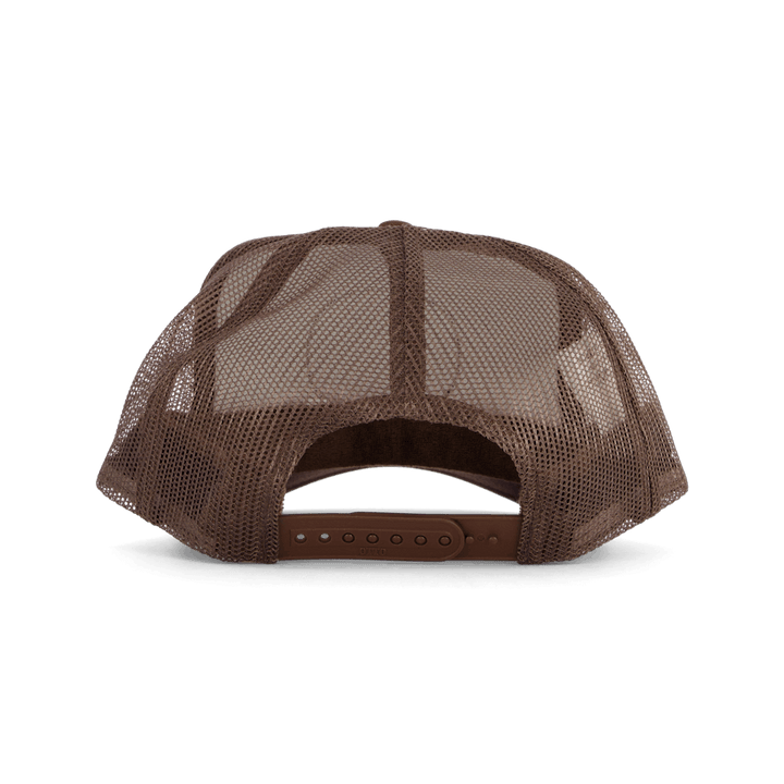 Eagle Logo Trucker Kappe Braun