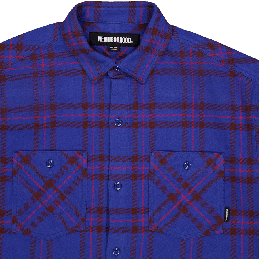 Tartan Check Shirt Ls Blue