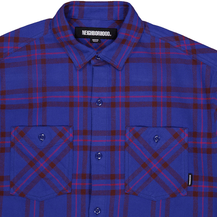 Tartan Check Shirt Ls Blue