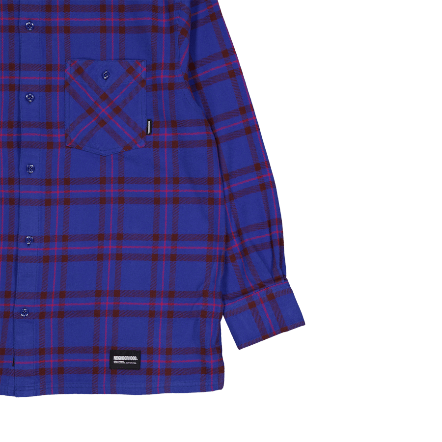 Tartan Check Shirt Ls Blue