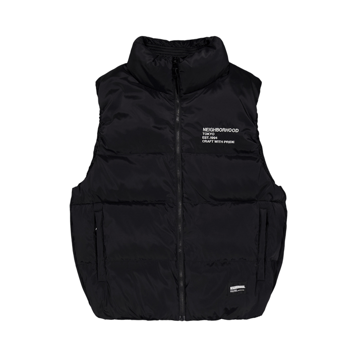 Klasická péřová vesta Black