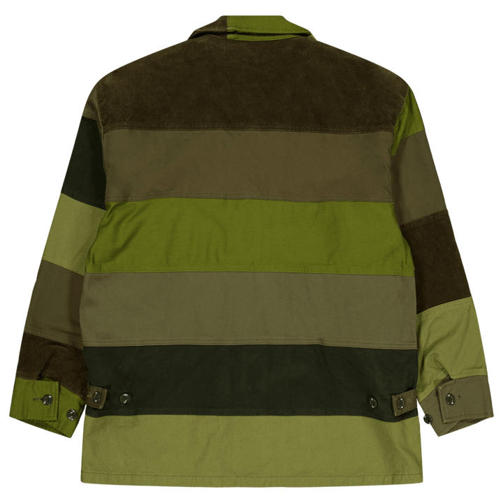 Patchwork Jacket Olive Drab