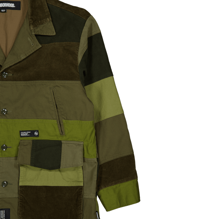 Patchwork Jacket Olive Drab