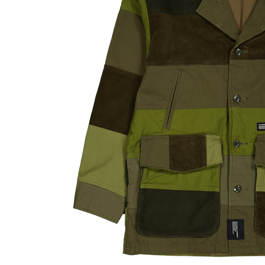 Patchwork Jacket Olive Drab