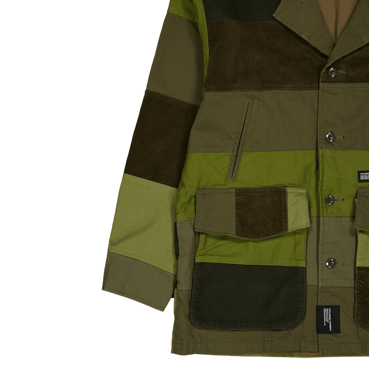 Patchwork Jacket Olive Drab
