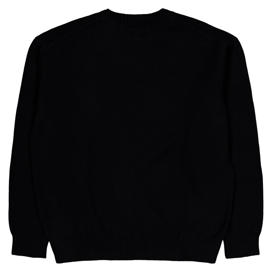 Intarsia Sweater Black