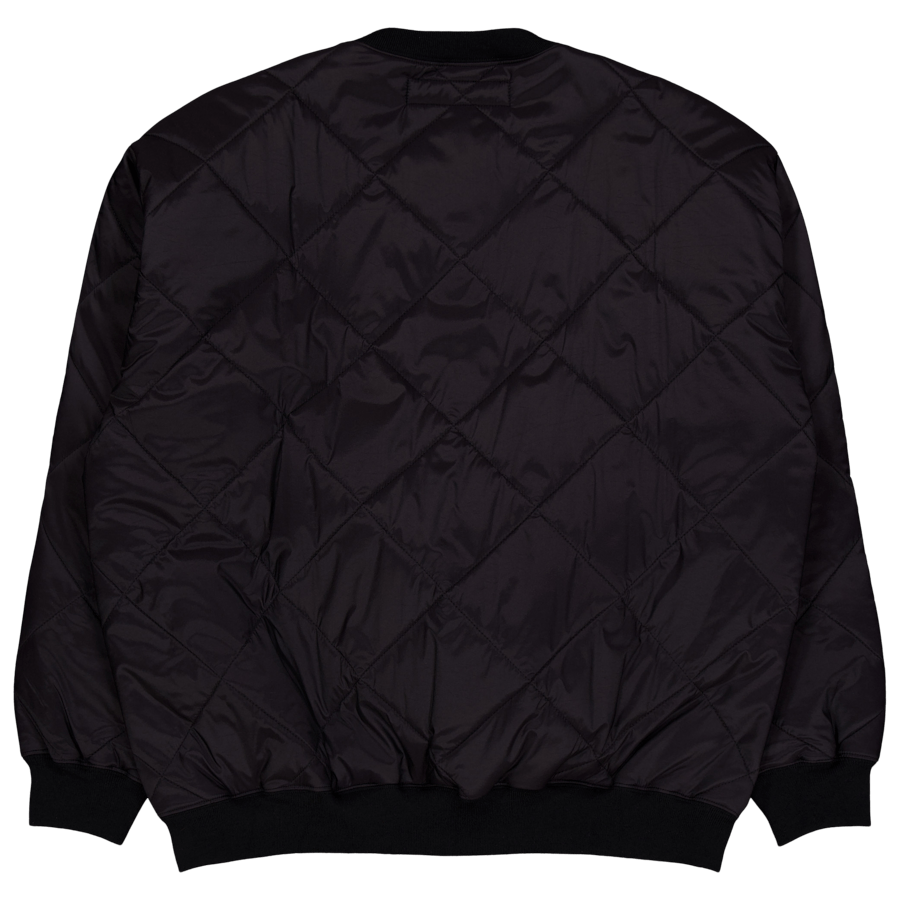 Quilting Pullover Shirt Ls Black