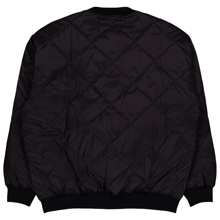 Quilting Pullover Shirt Ls Black