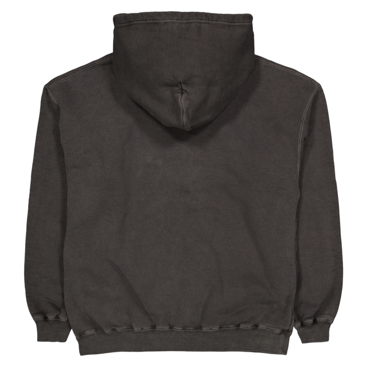 Pigment Dyed Sweatparka Ls Black