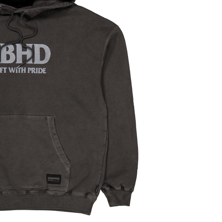 Pigment Dyed Sweatparka Ls Black