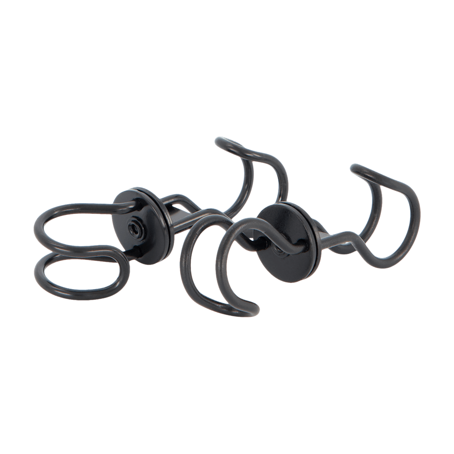 Rotary S-hooks Set Black