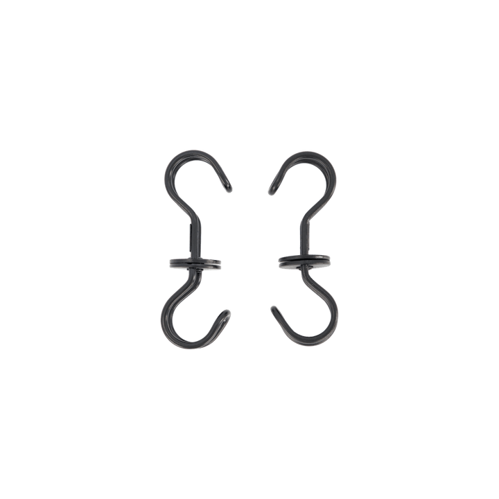 Rotary S-hooks Set Black