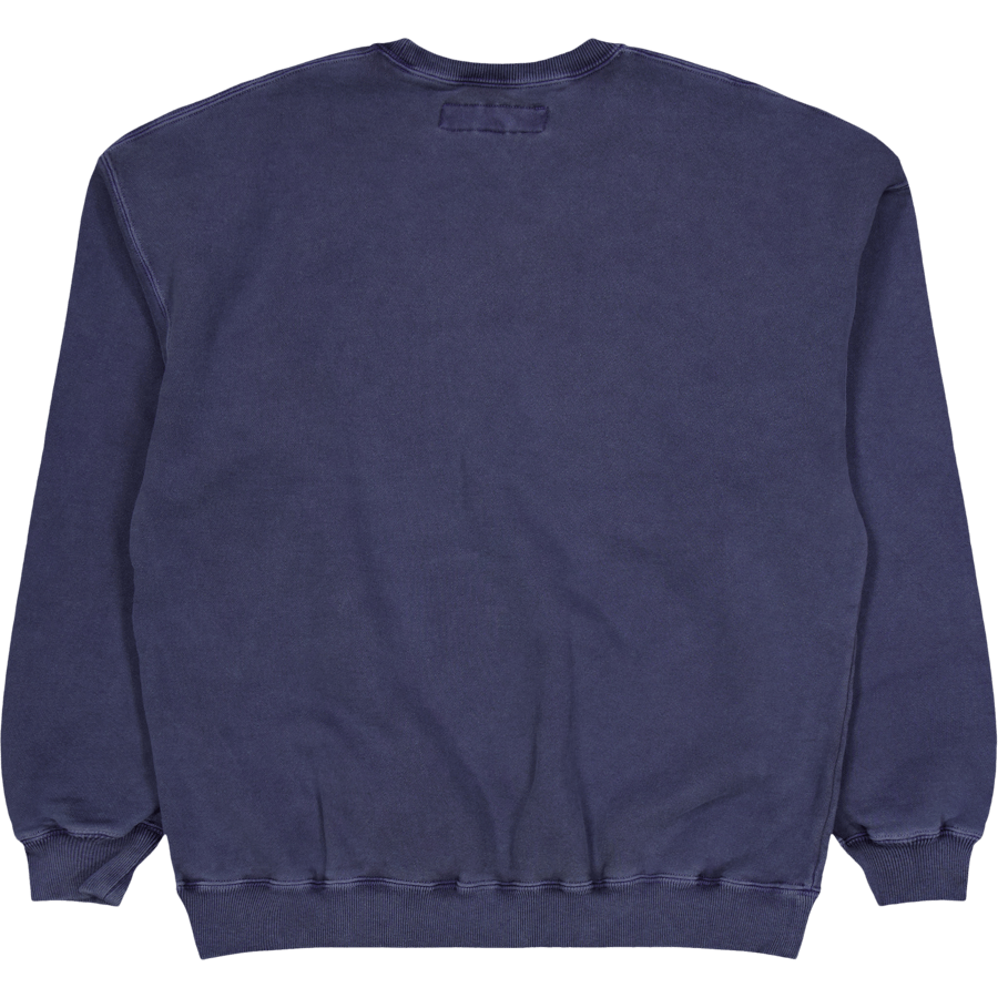 Pigment Dyed Sweatshirt Ls Navy