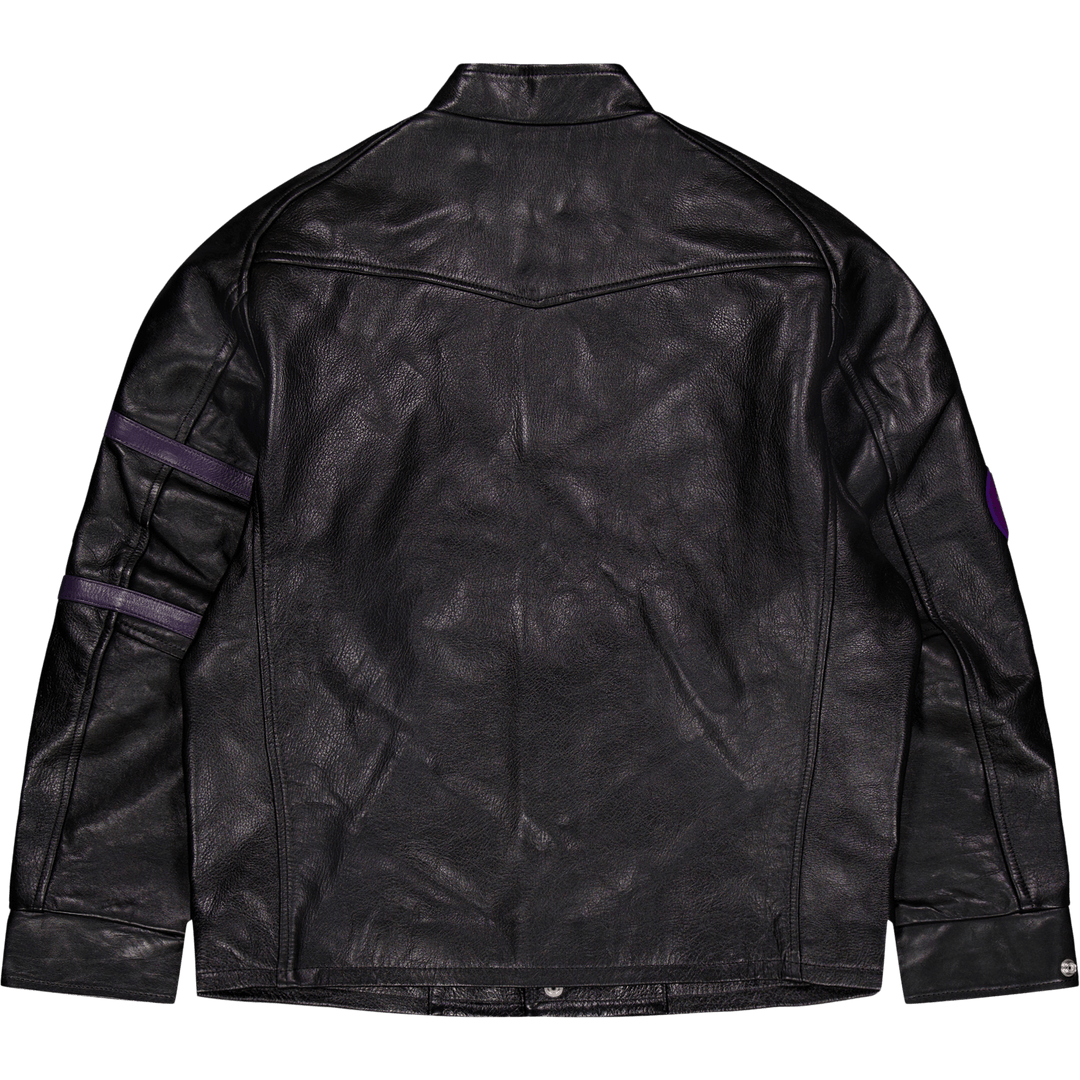 Needles Letterman jakk - lehma must