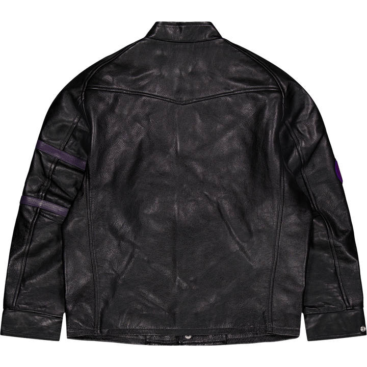Needles Letterman jakk - lehma must