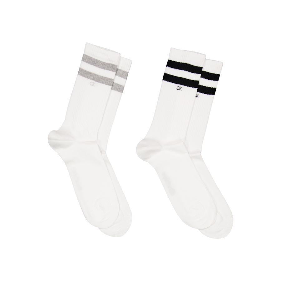 Ck Men Sock 2p Stripes 004