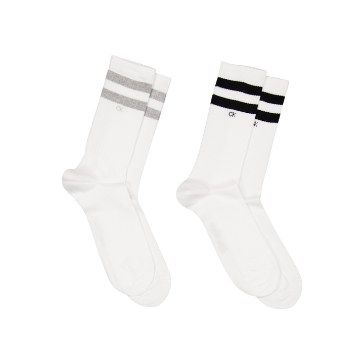 Ck Men Sock 2p Stripes 004