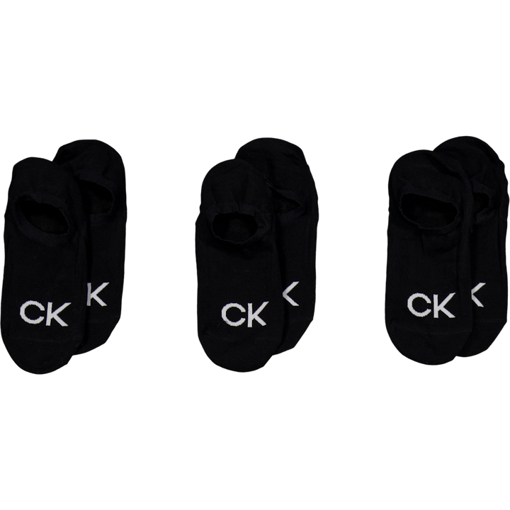 Ck Men Footie High Cut 3p Logo 001