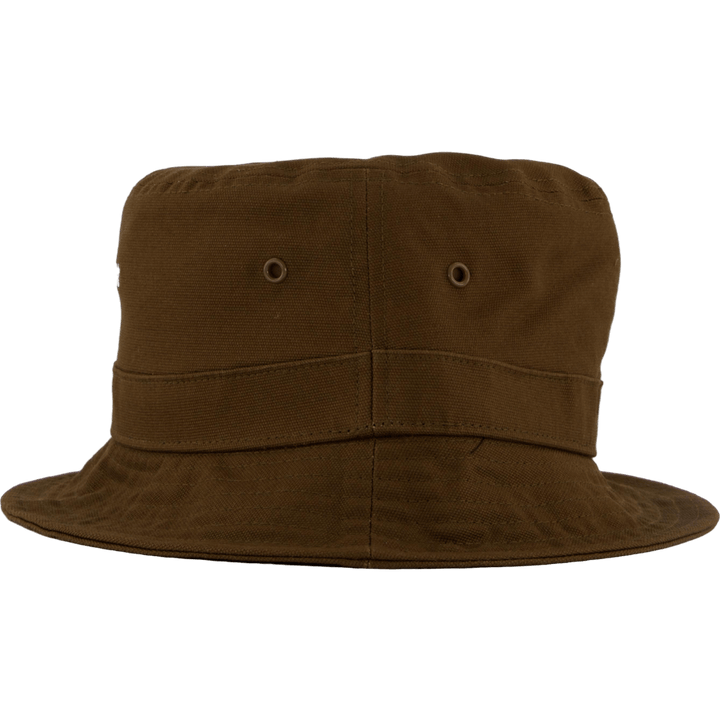 Chapeau bob script bois / blanc