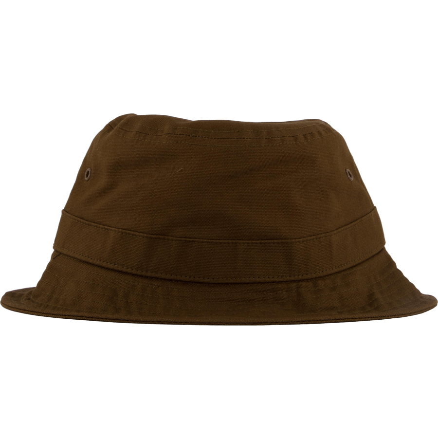 Chapeau bob script bois / blanc