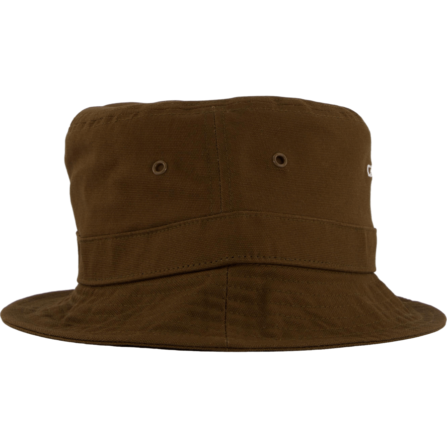 Chapeau bob script bois / blanc