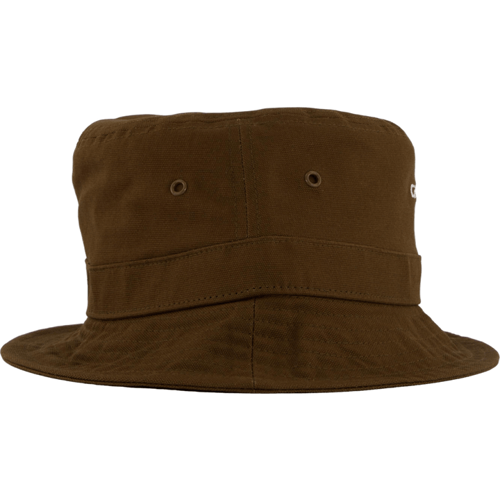Chapeau bob script bois / blanc