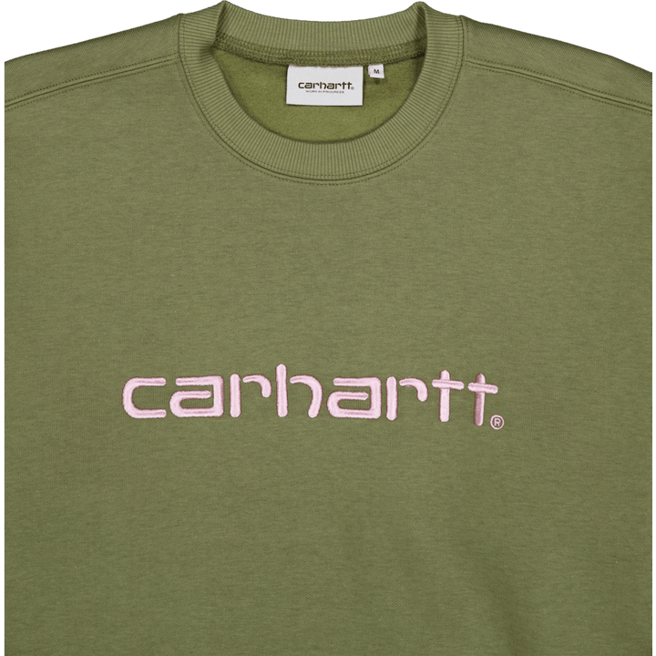 Carhartt Sweat Dundee / Glassy Pink